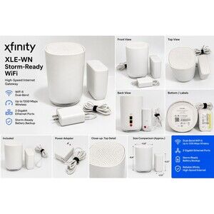 Xfinity Storm-Ready WiFi XLE-WN WNXL11BWL Battery Backup XBBLE-WN Tested